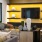 a lounge room with a tv and various seating