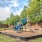 a playground outside